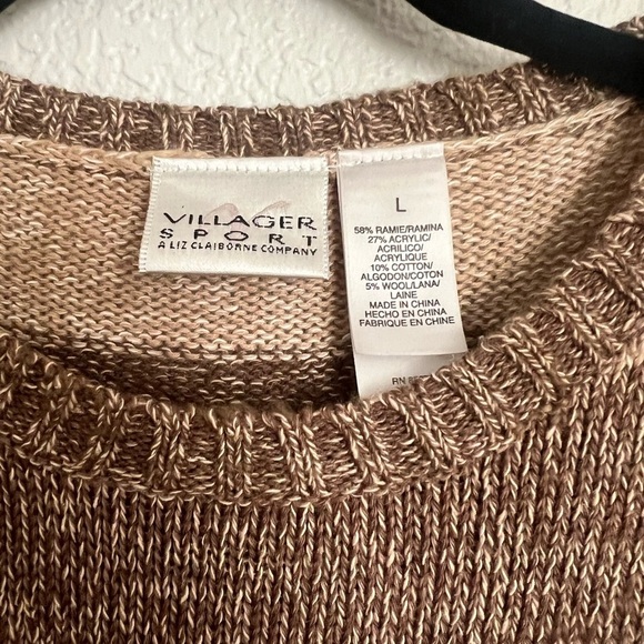 Vintage Villager Sport by Liz Claiborne Colorblock Sweater - Picture 4 of 8